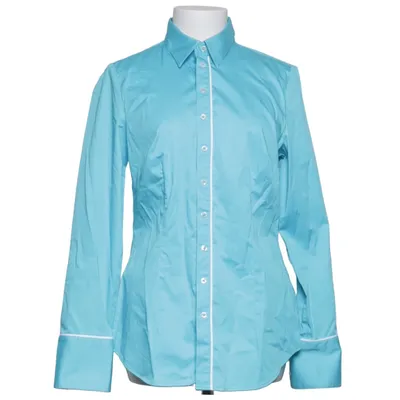 Chemise (Bleu, Blanc) de Hawes & Curtis Coton, Élasthane