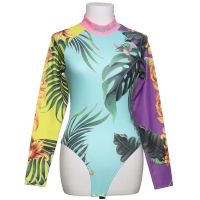 Body (Blå, Gul, Lila, Flerfärgad) från Carlo Colucci Elastan, Polyester