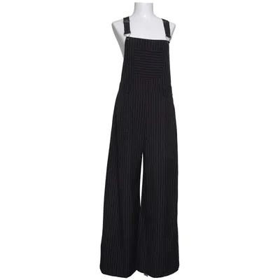 Hängselbyxor (Svart, Vit) från Princess Polly Elastan, Polyester, Viskos