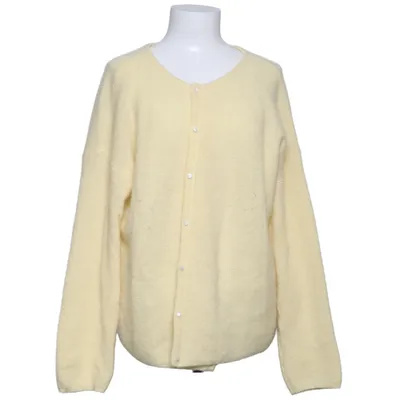 Cardigan (Yellow) from La Maille Sézane Alpaca wool, Mohair, Polyamide, Polyester