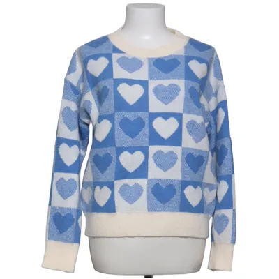 Sweater (Blue, White) from Axara Acrylic, Polyamide, Polyester, Wool