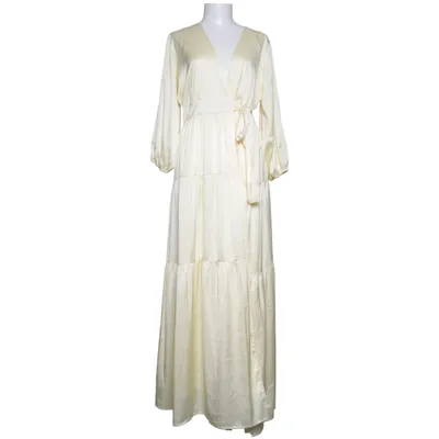 Aftonklänning (Gul) från YAS Elastan, Polyester