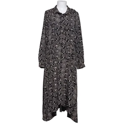 Robe chemise (Noir, Blanc) de Donna Ricco Polyester