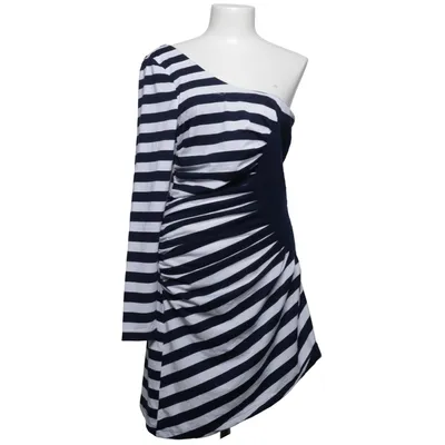 Kleid (Blau, Weiß) von Papersun Elasthan, Polyester, Viskose