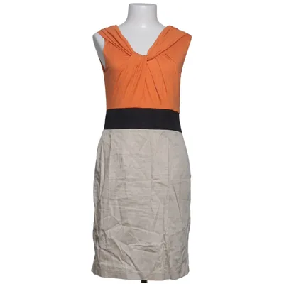 Klänning (Orange, Svart, Beige) från Mandarin Elastan, Viskos
