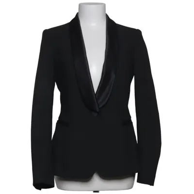 Tuxedo jacket (Black) from Zara Basic Acetate