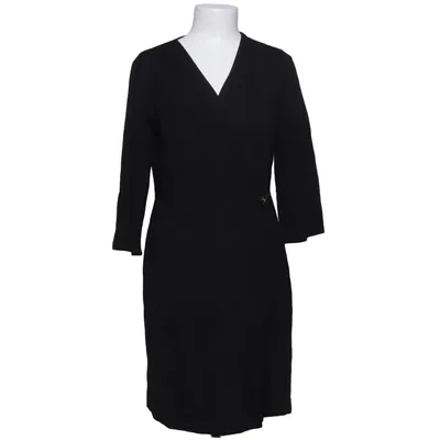 Wrap dress (Black) from Ilse Jacobsen Hornbæk Elastane, Polyamide, Viscose