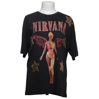 T-shirt (Sort) fra Nirvana Bomuld