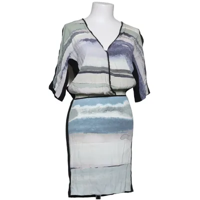 Jurk (Zwart, Blauw, Grijs, Groen, Meerkleurig) van Dagmar Viscose