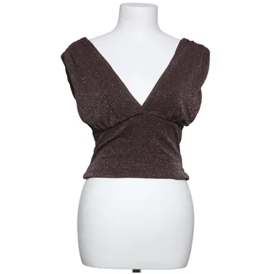 Tube top (Bruin) van Gina Tricot Metallvezel, Polyamide, Polyester