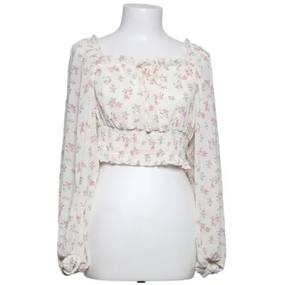 Crop top (Beige, Flerfarvet) fra NA-KD Reborn Polyester