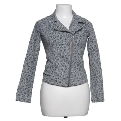 Veste de motard (Gris) de Benetton Jeans Coton, Élasthane, Polyester
