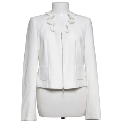 Veste (Blanc) de Hera Élasthane, Polyester, Laine