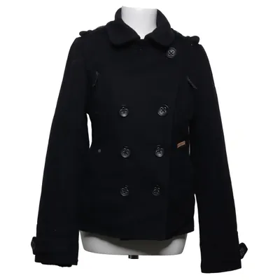 Cabanjacke (Schwarz) von Khujo Baumwolle, Polyester, Viskose, Wolle