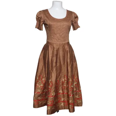 Dirndl (Brown, Red) from Peruvian Connection Cotton, Elastane