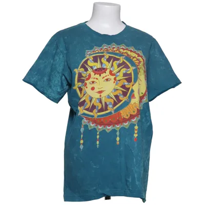 T-shirt (Bleu, Multicolore) de No. Time Coton