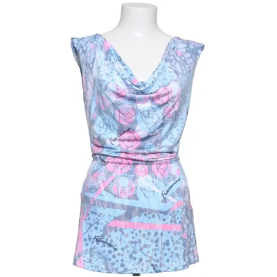 Tank Top (Blue, Multicolored) from Fracomina Elastane, Polyester