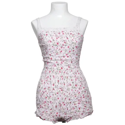 Buksedragt (Hvid, Rød, Flerfarvet) fra Abercrombie & Fitch Bomuld, Viscose