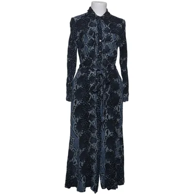 Shirt dress (Blue, Black) from Mint Velvet Viscose