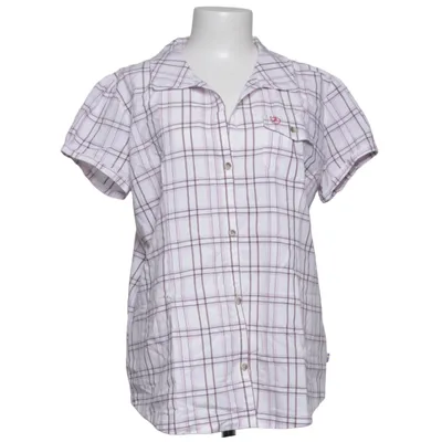 Short sleeve shirt (White, Brown, Pink) from Fjällräven Bamboo, Polyester