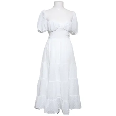 Maxi dress (White) from Vices Polyester