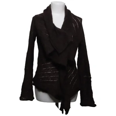 Cardigan (Brown) from Plein Sud Mohair, Polyamide, Wool