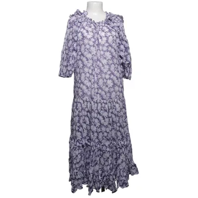 Maxi jurk (Lila, Wit) van Masscob Katoen