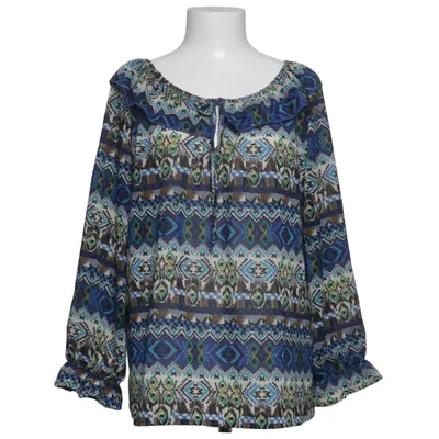Blouse (Blauw, Meerkleurig) van Romeo & Juliet Couture Polyester