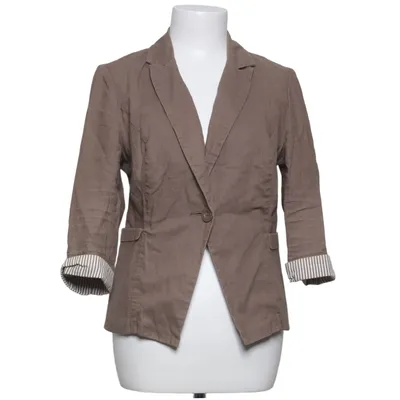 Blazer (Brown) from ONLY Limitless Cotton, Linen