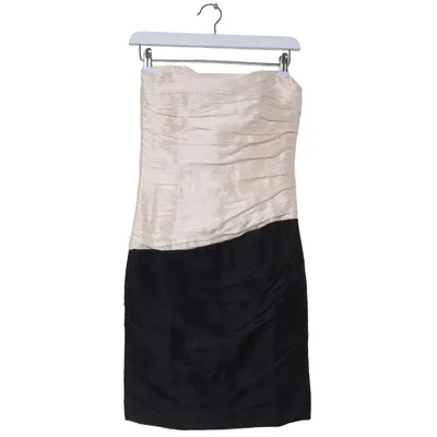 Robe de cocktail (Blanc, Gris) de A Dong Silk