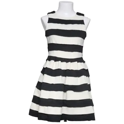 Jurk (Zwart, Wit) van Chicwish Polyamide, Wol