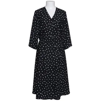 Wrap dress (Black, White) from Rock your Curves by Angelina Kirsch Polyester