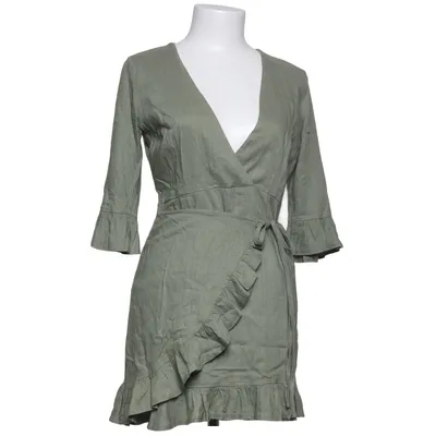 Robe portefeuille (Vert) de Ache Coton, Polyester