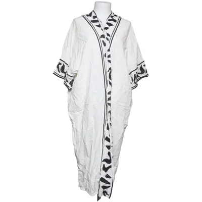 Kimono (Wit, Zwart) van Lindex Katoen, Linnen, Viscose