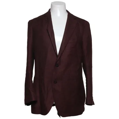 Blazer (Rød) fra Suitsupply Cupro, Linned, Polyester, Viscose, Uld
