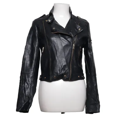 Veste de motard (Noir) de Papillonne Polyester, Polyuréthane
