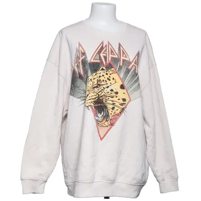 Sweatshirt (Beige) de Def Leppard Coton, Polyester