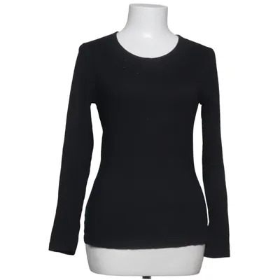 Long sleeve T-shirt (Black) from Le Tricot Longhin Elastane, Viscose