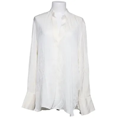 Blouse (White) from By Malene Birger Elastane, Silk