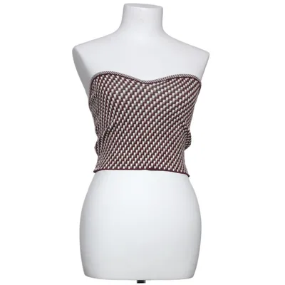 Tube top (White, Brown, Gold) from Mango
