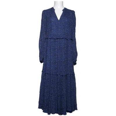 Maxikjole (Blå, Sort, Hvid) fra Indiska Viscose