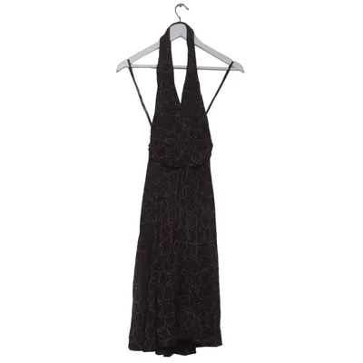 Halterneck dress (Brown, Beige) from Moda International Acetate, Silk