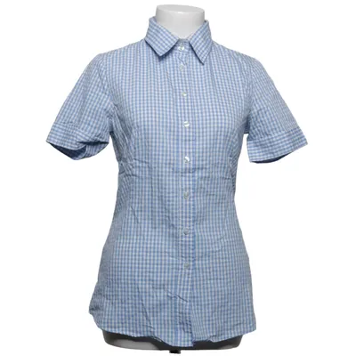 Korte mouwen shirt (Blauw, Wit) van FTC Cashmere Katoen, Polyester