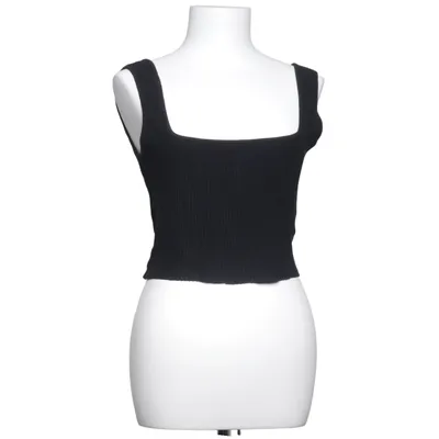 Crop top (Zwart) van Lefties Polyamide, Viscose