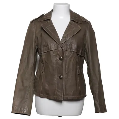 Läderjacka (Brun) från Wilsons Leather Bomull, Skinn, Polyamid