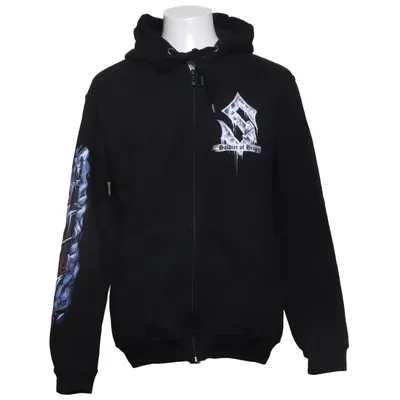 Capuchon sweater (Zwart, Blauw, Meerkleurig) van Sabaton Katoen, Polyester
