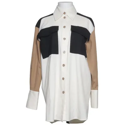 Skjorta (Vit, Svart, Brun) från Boss Elastan, Polyester, Ull