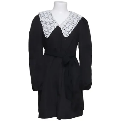 Jurk (Zwart, Wit) van Simplee Polyester