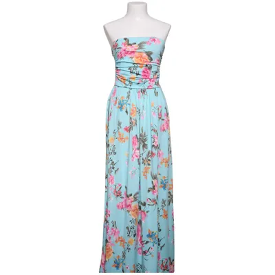 Långklänning (Blå, Rosa, Orange, Flerfärgad) Bomull, Polyester