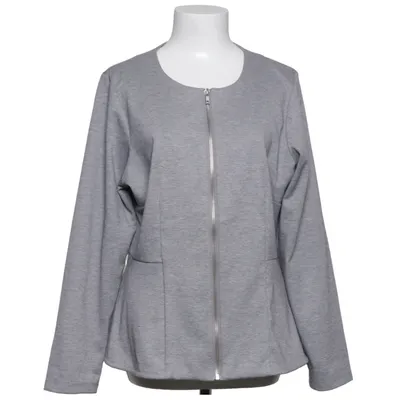 Jacket (Gray) from Queen Elastane, Polyester, Viscose